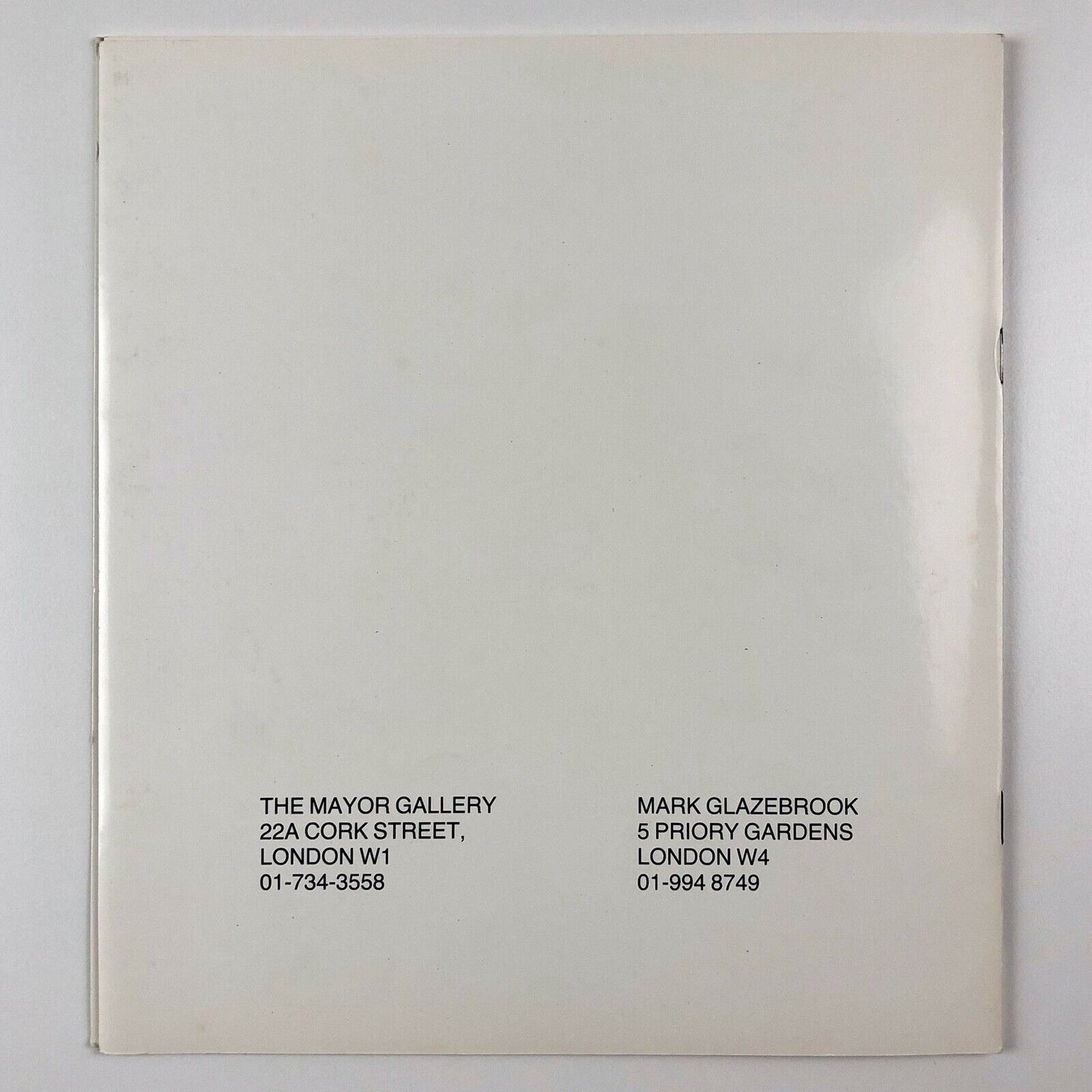 Edward Wadsworth 1889-1949. Paintings from the 1920's | Mayor Gallery London catalogue, 1982