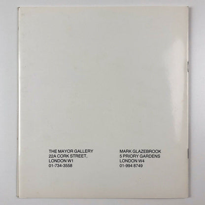 Edward Wadsworth 1889-1949. Paintings from the 1920's | Mayor Gallery London catalogue, 1982