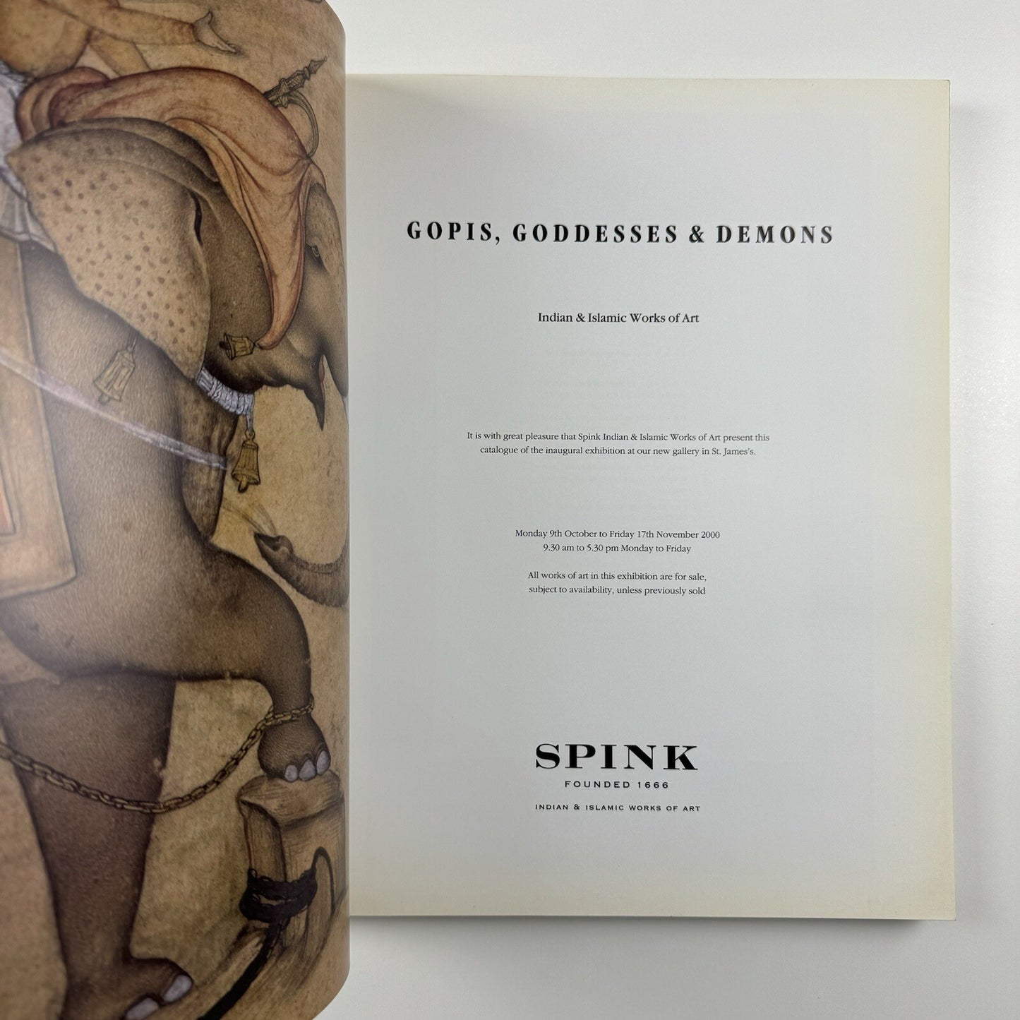 Gopis, Goddesses & demons. Indian & Islamic Works of Art | Art Spink 2000
