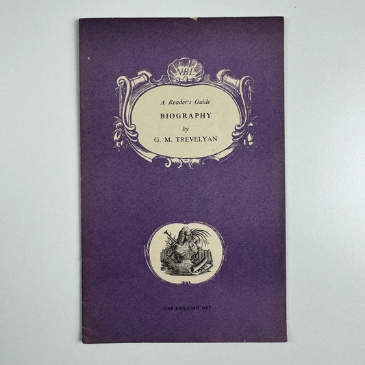 A Reader's Guide Biography by G.M. Trevelyan. National Book League, 1947 Joan Hassall, Cambridge University Press, 1947