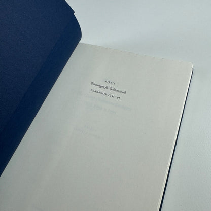 Biblis Yearbook 1995-96 | Föreningen för Bokhantverk Georg Svensson Lectures editor Gunilla Jonsson