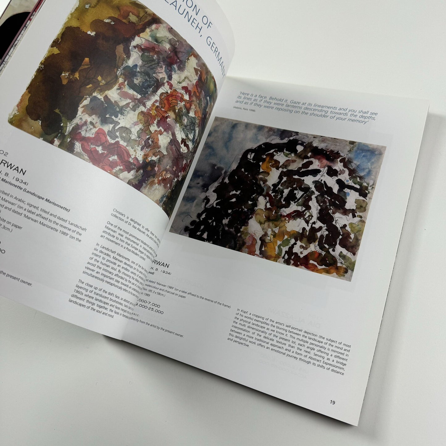 Modern & Contemporary Arab, Iranian & Turkish Art – Part II | Christie's Dubai catalogue, 2013