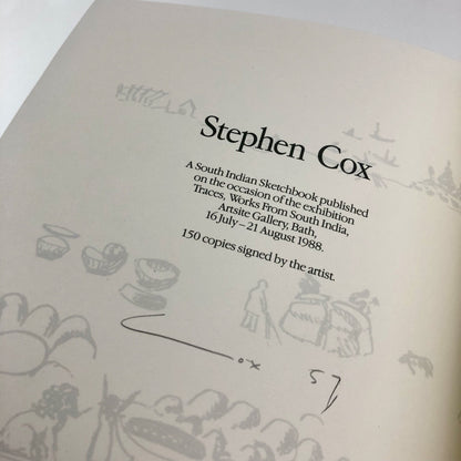 Stephen Cox: Traces, Works From South India | Artsite Bath catalogue, 1988 | Signed, limited edition copy