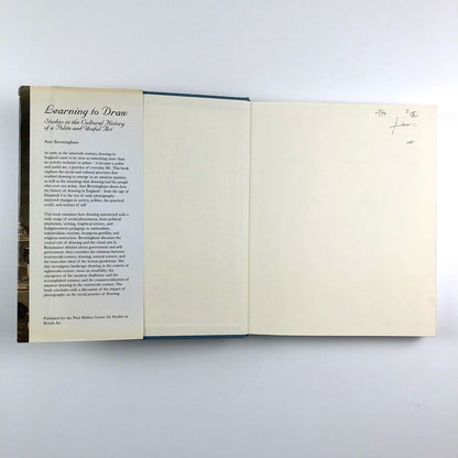 Learning to Draw. Studies in the Cultural History of a Polite and Useful Art by Ann Bermingham | Yale University Press, 2000