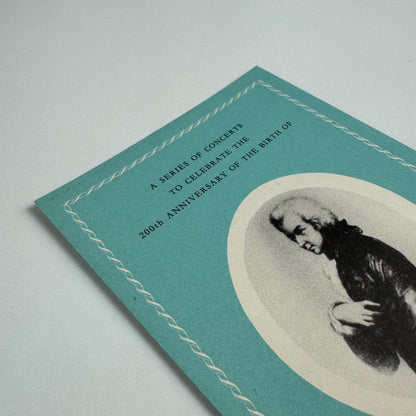Leaflet 200th anniversary of birth of Mozart concerts Royal Festival Hall 1956