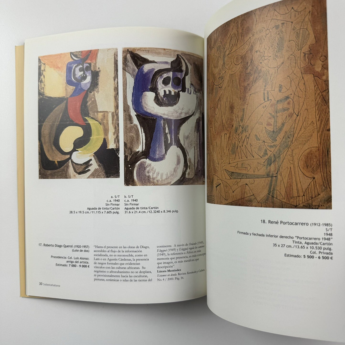 Subasta Habana ed 2007 | Arte Cubano – 28 November auction catalogue