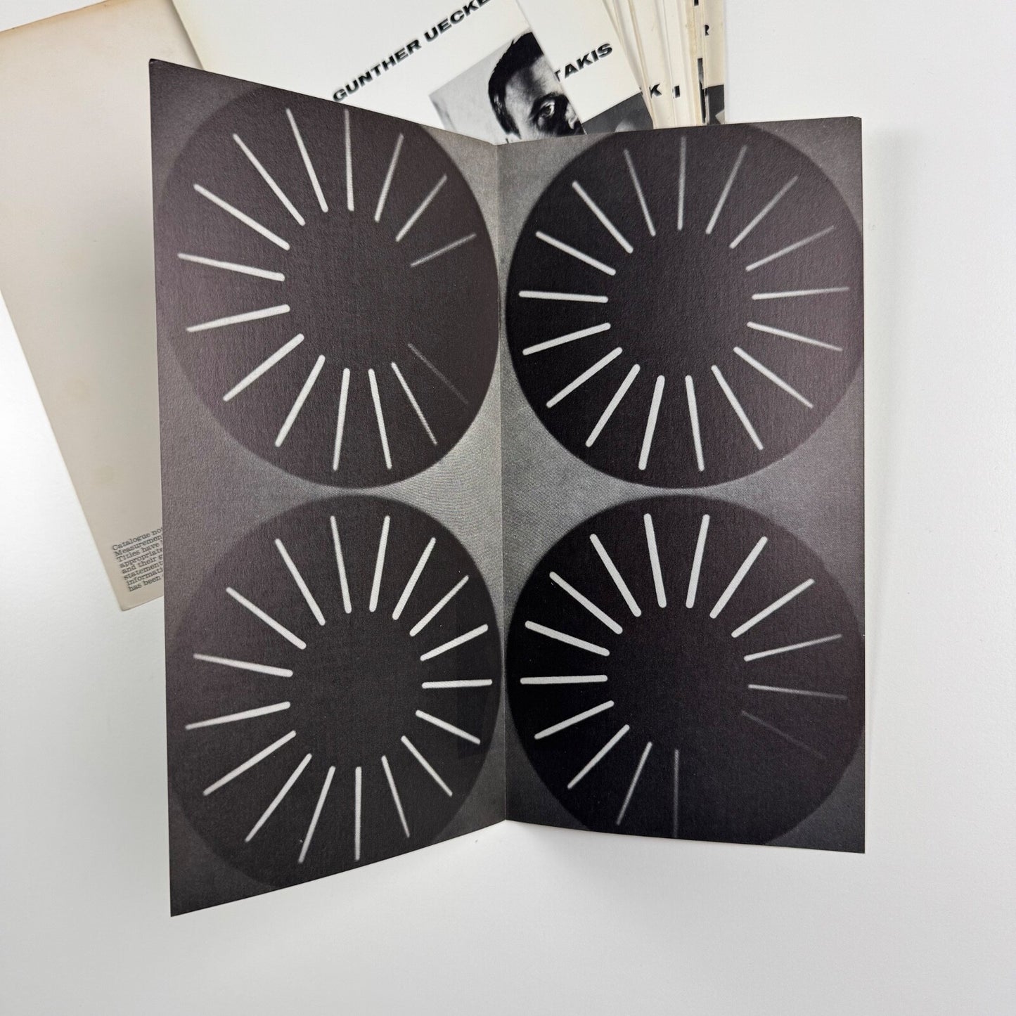 Kinetics. Catalogue to accompany the Arts Council exhibition on kinetic art held at the Hayward Gallery, London 1970. Catalogue design by Crosby/Fletcher and Forbes