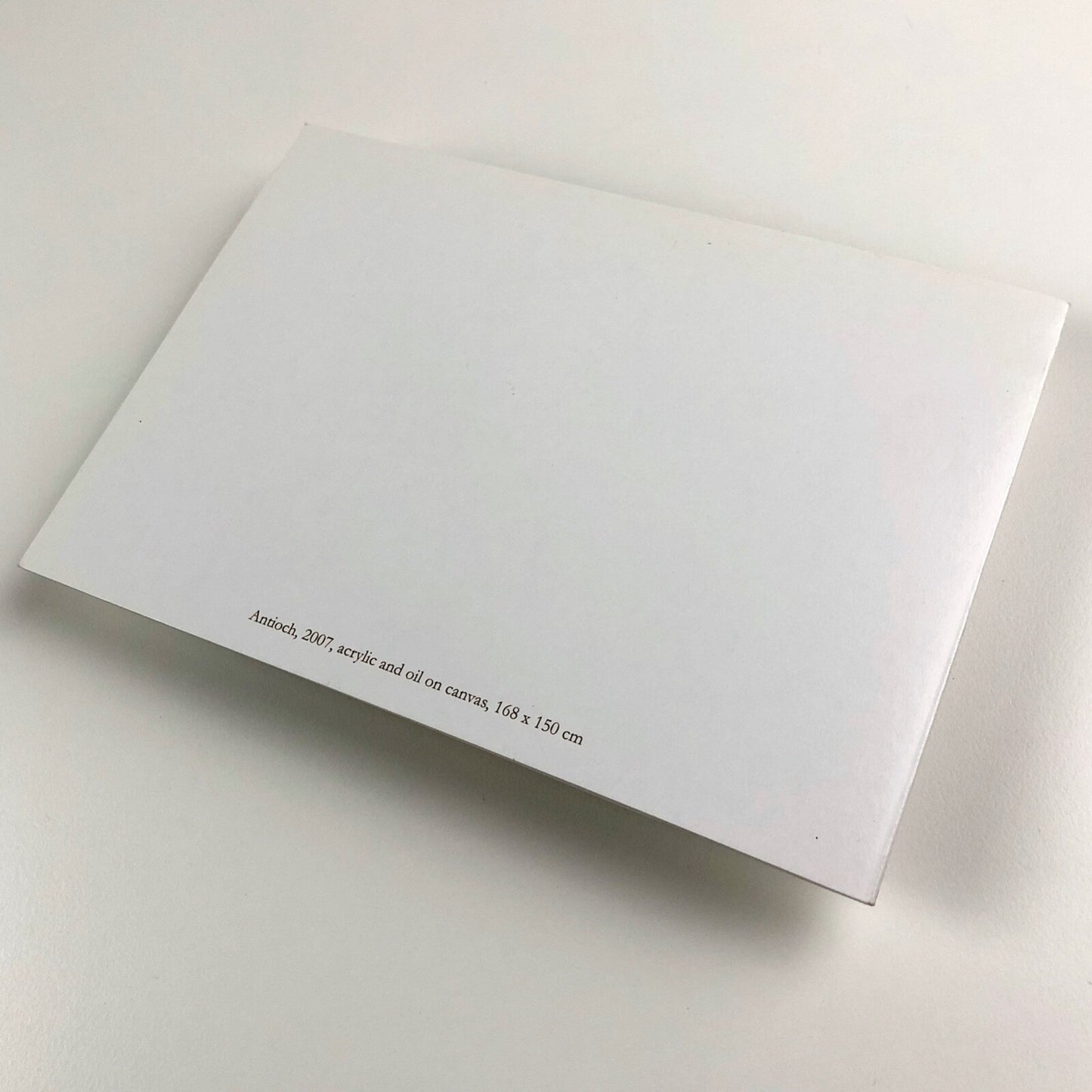 John Thompson paintings | Anthony Reynolds Gallery – folded exhibition card, 2007