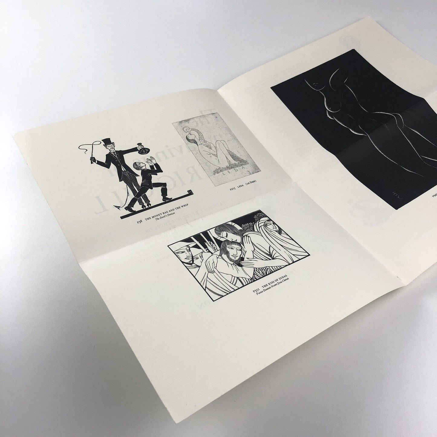 Prospectus for The Engravings of Eric Gill introduction by Douglas Cleverdon | Christoper Skelton | September Press, 1983