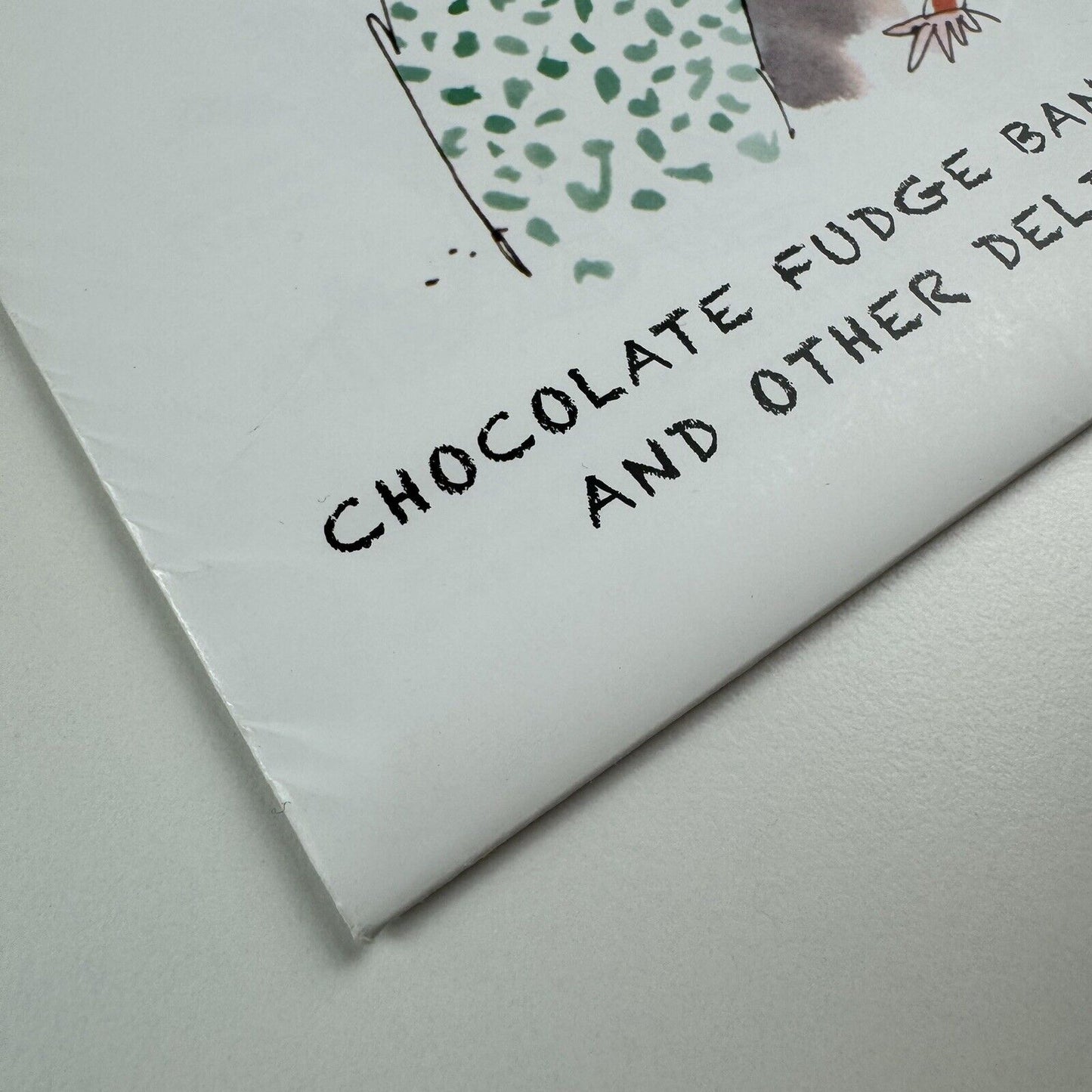 Promotional sheet/private view invite Quentin Blake Chocolate Fudge Banana Cake and Other Delicacies | Chris Beetles Gallery, 2011