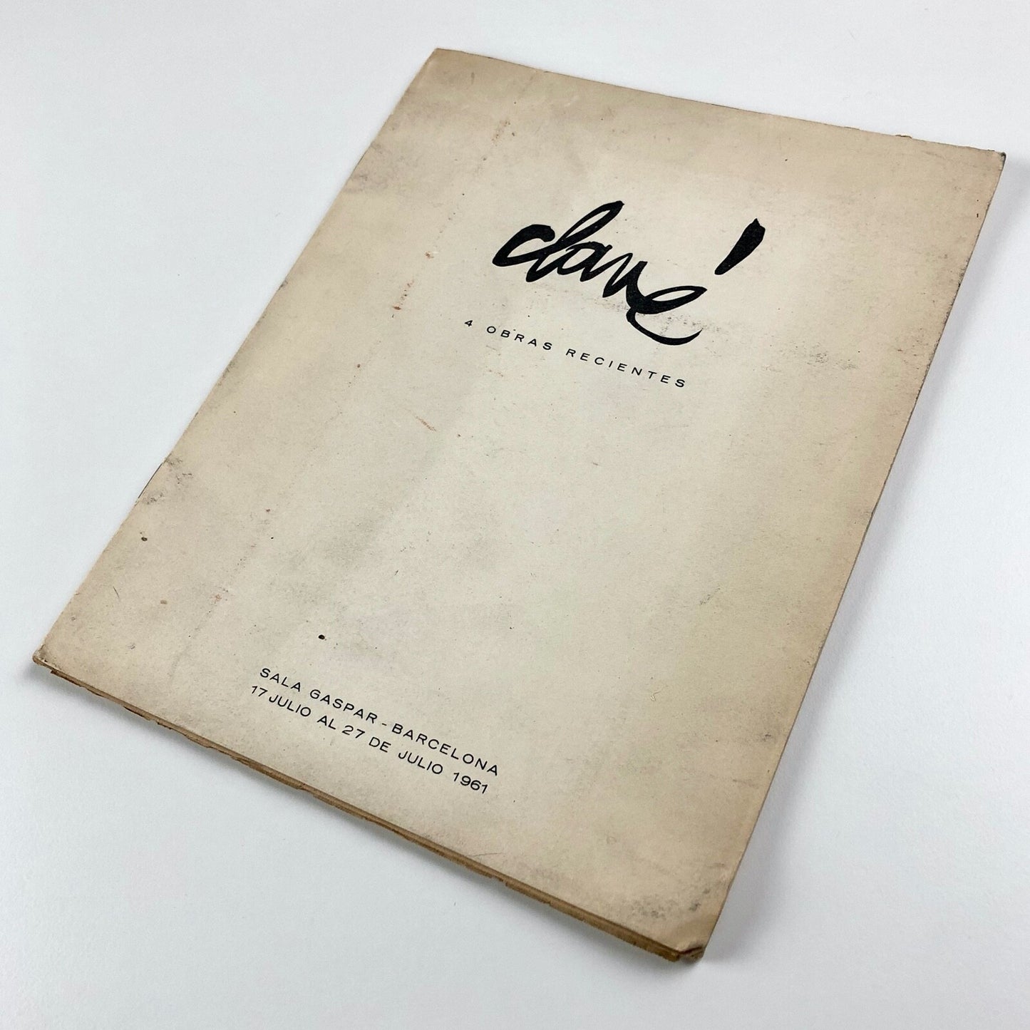 [Antoni] Clavé | Exhibition catalogue | Sala Gaspar Barcelona, 1961