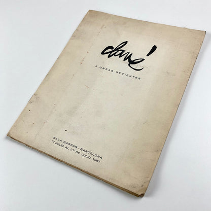 [Antoni] Clavé | Exhibition catalogue | Sala Gaspar Barcelona, 1961