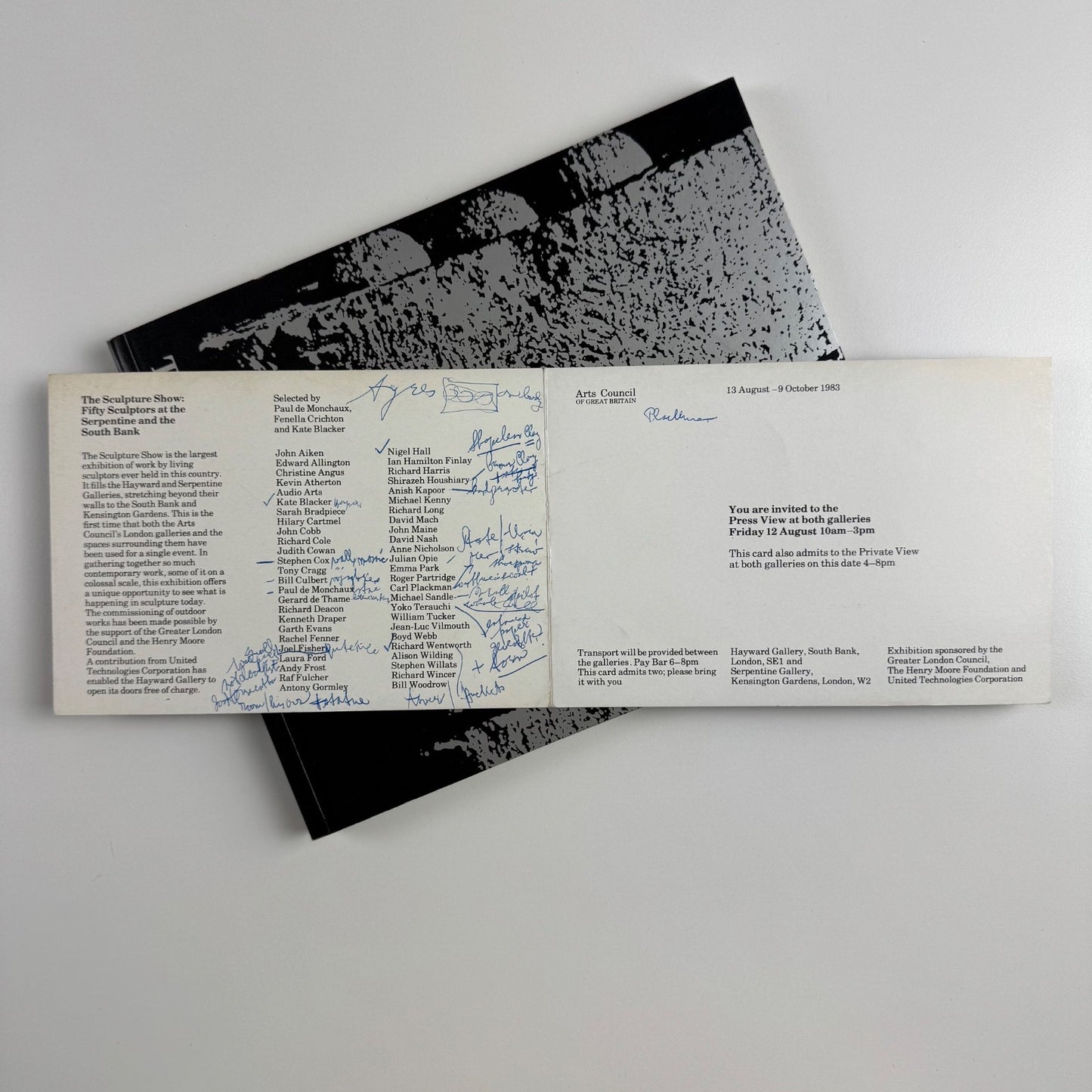 The Sculpture Show: Fifty Sculptors at the Serpentine & South Bank, 1983