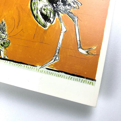 Graham Sutherland Printmaking exhibition – folded card | Redfern Gallery, 1989