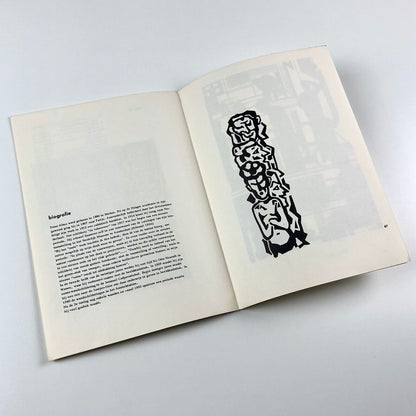 [Peter] P. Alma | Stedelijk Museum fold out guide | Design by Willem Sandberg, 1960