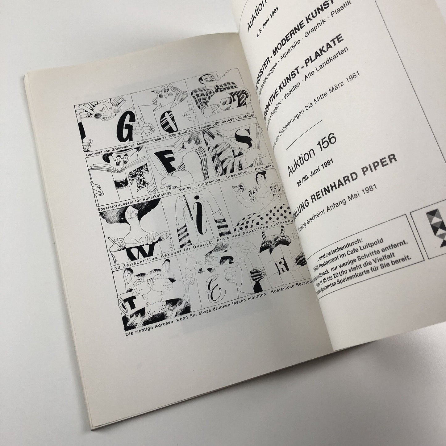 Theodor Werner | Karl & Faber, Munich 1981 exhibition catalogue