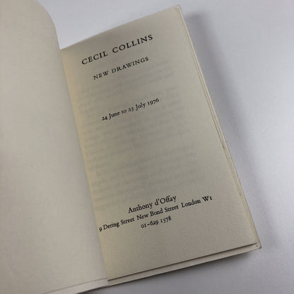 Cecil Collins New Drawings | Anthony D'Offay 1976 | Tragara Press, limited edition