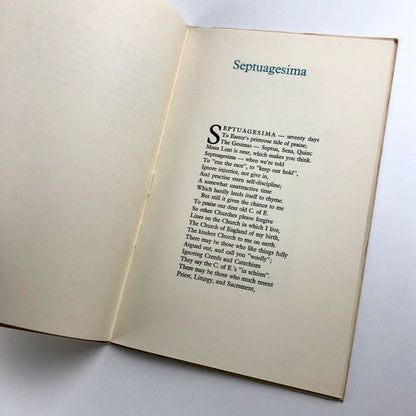 Poems on the Porch | John Betjeman & John Piper | S. P. C. K, 1960