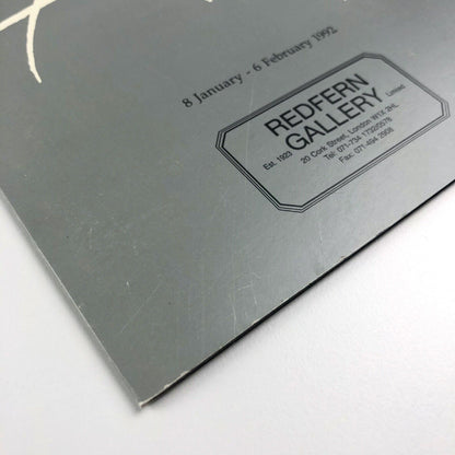 Folding card for Antoni Tapies Redfern Gallery 1992 | also typed insert for Antoni Tapies Sculpture Waddington Galleries 1991