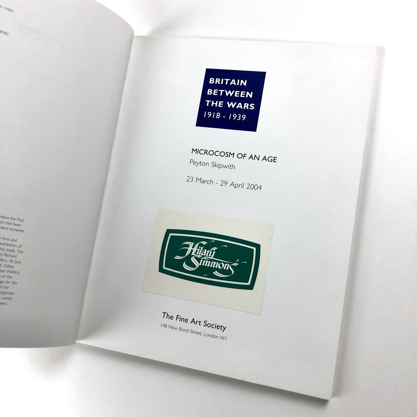 Britain Between the Wars 1918-1939, Microcosm of an Age | Peyton Skipworth, 2004