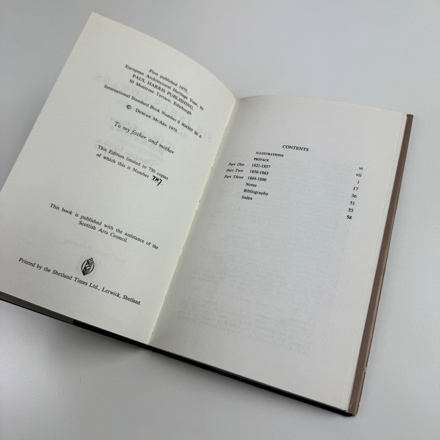 Sir James Gowans. Romantic Rationalist Duncan McAra Paul Harris Publishing, 1975 limited edition signed copy