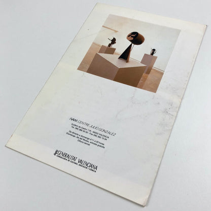 Julio González – La Col.lecció de l'IVAM Centre | Julio Gonzalez leaflet, 1985