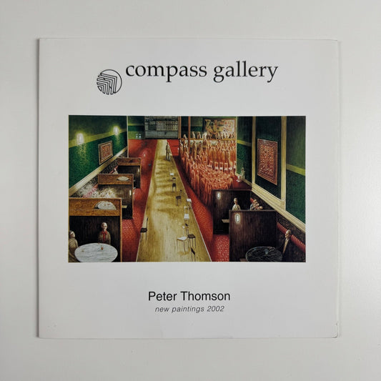Folding card Peter Thomson new paintings | Compass Gallery 2002