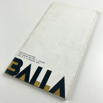 [Giacomo] Balla | Galleria d'Arte Martano Torino 1974