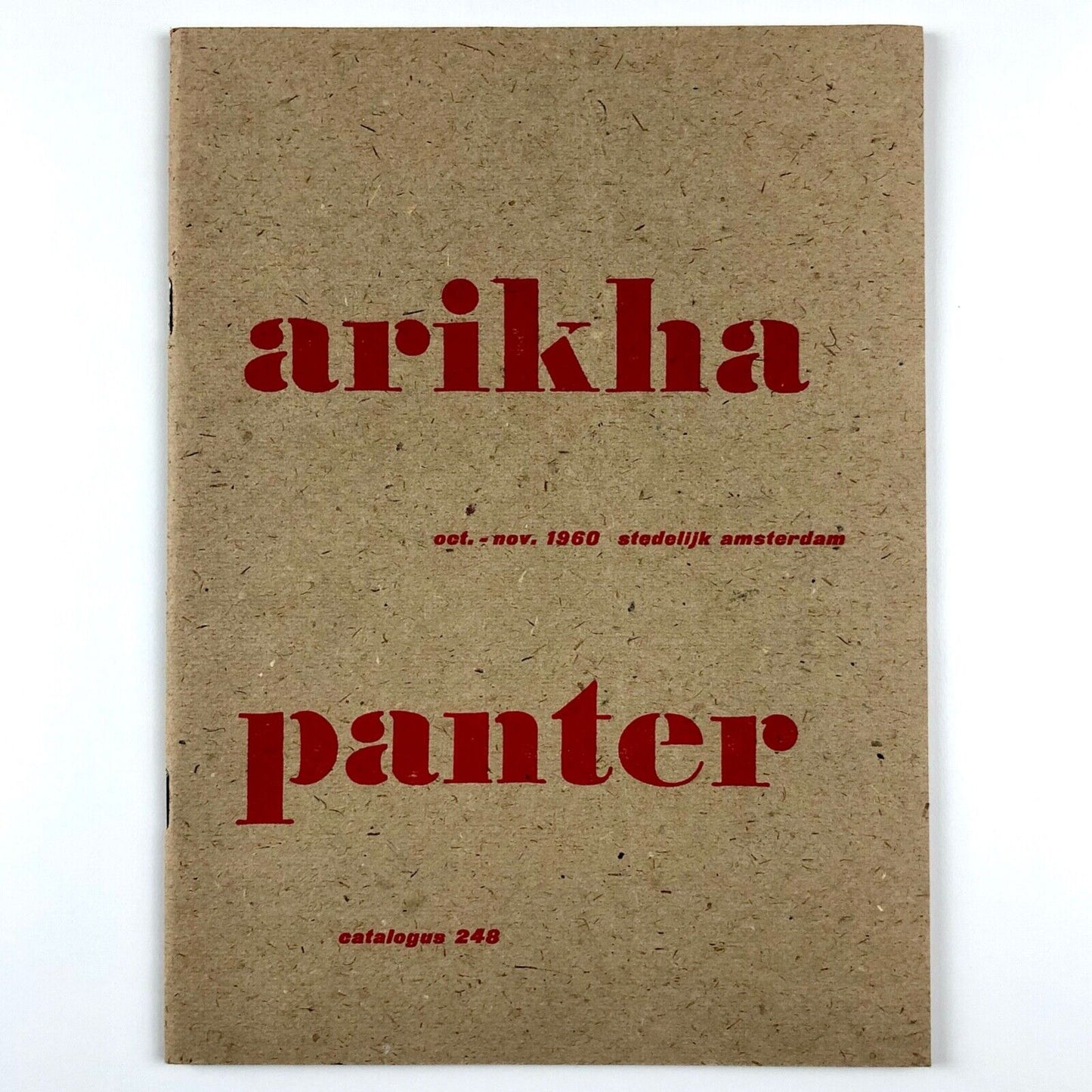 [Avigdor] Arikha – Panter | Stedelijk Museum exhibition catalogue no. 248, 1960