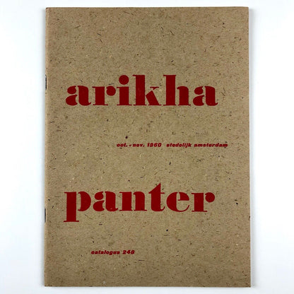 [Avigdor] Arikha – Panter | Stedelijk Museum exhibition catalogue no. 248, 1960