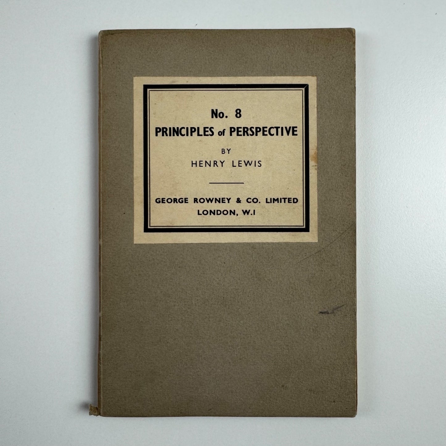 Principles of Perspective by Henry Lewis. No. 8. George Rowney & Co, 29th edition