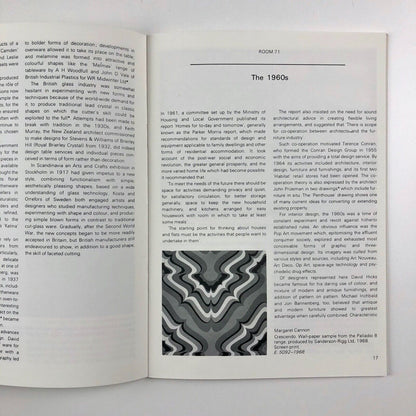 The Way We Live Now: Designs for Interiors 1950 to the Present Day by Margaret Timmers | V&A 1978/9