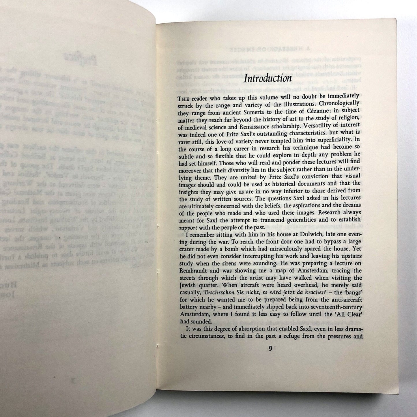 A Heritage of Images – A Selection of Lectures by Fritz Saxl | Peregrine, 1970