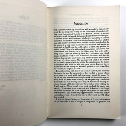 A Heritage of Images – A Selection of Lectures by Fritz Saxl | Peregrine, 1970