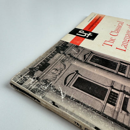 The Classical Language of Architecture by John Summerson University, 1964
