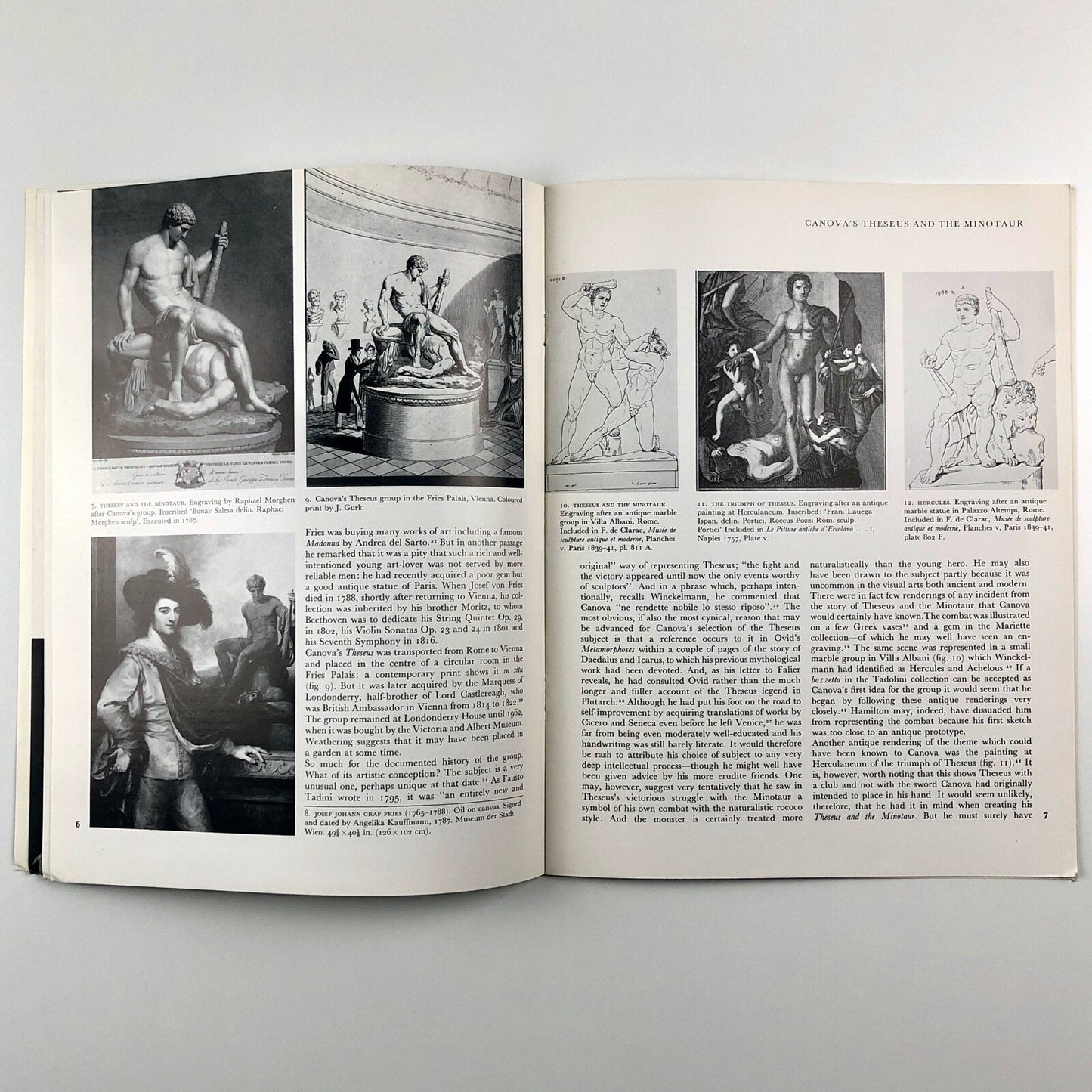 Canova's Theseus and the Minotaur by Hugh Honour | Victoria & Albert Museum 1969