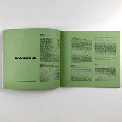Sculpture in the Open Air: London County Council catalogue | Battersea Park 1963