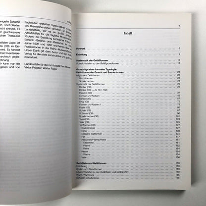 Gefäße und Formen, Eine Typologie für Museen und Sammlungen | Werner Endres | 1996