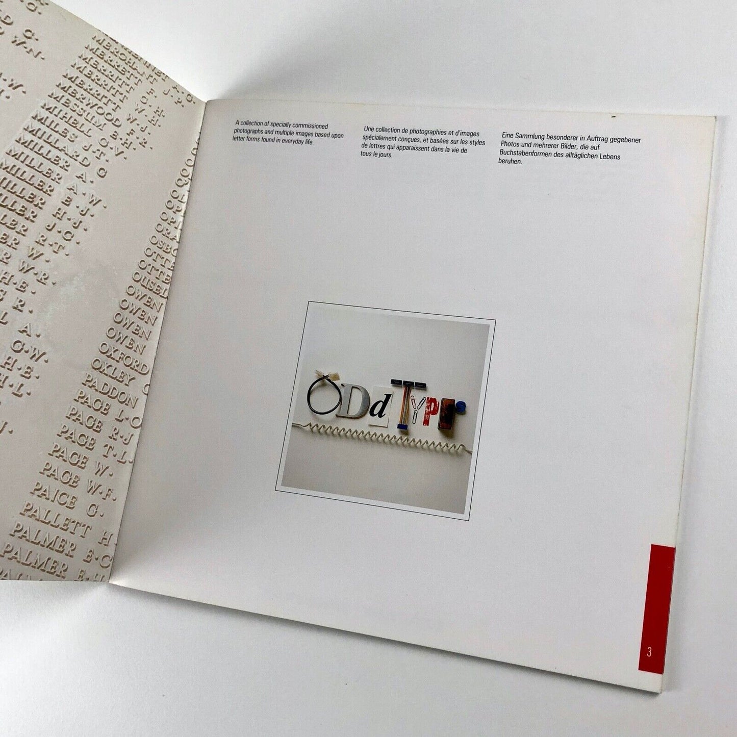 Odd Types - photography of letterforms | Fontware Limited brochure