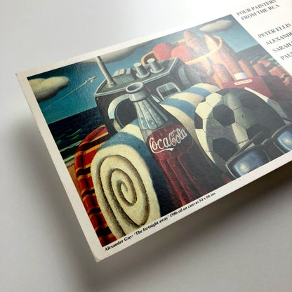 Four Painters from the RCA, promotional card | Ellis Alexander Guy Lee Storey | Paton Gallery 1987
