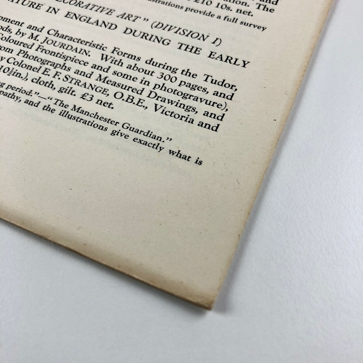 B. T. Batsford – List of books on Decoration, and Architecture | Undated c.1930s?