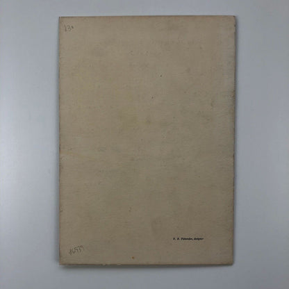 Double Crown Club 70th dinner menu for Charles Peignot talk 26 April 1939 on Typography in France during the 19th century | Menu designed by R.B. Fishenden