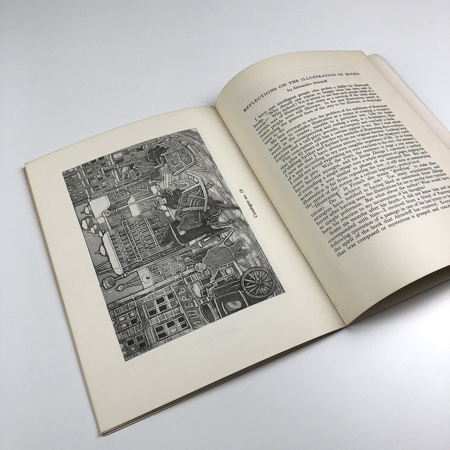 Alexandre Alexeïeff | National Library of Scotland exhibition catalogue, 1967