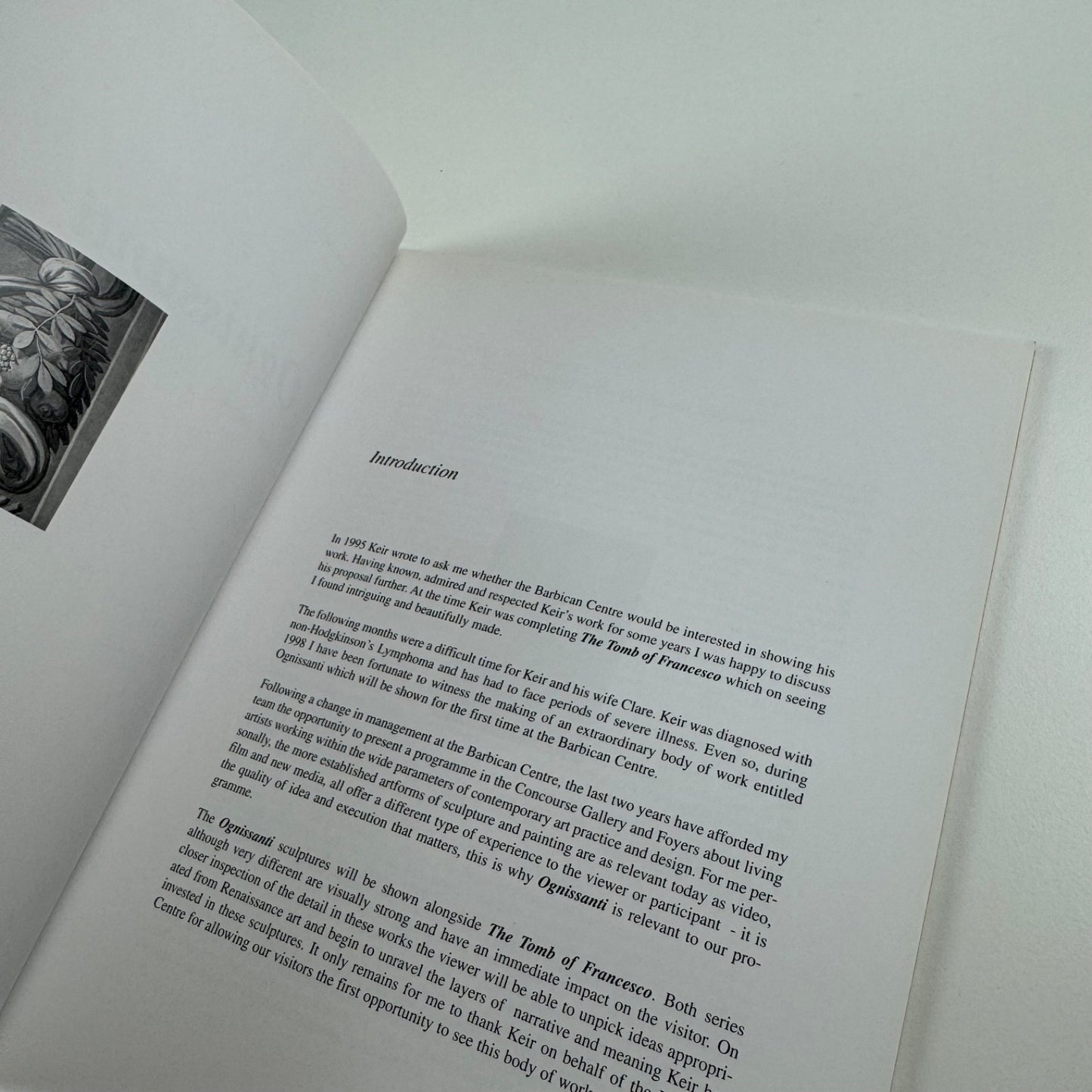 Ognissanti by Keir Smith | Barbican Centre, 2002