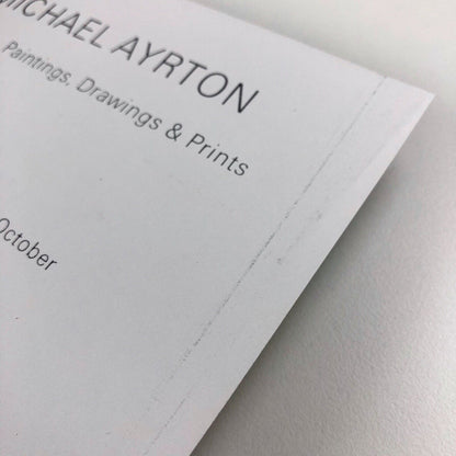 Michael Ayrton – Beaux Arts, Bath | Exhibition private view card