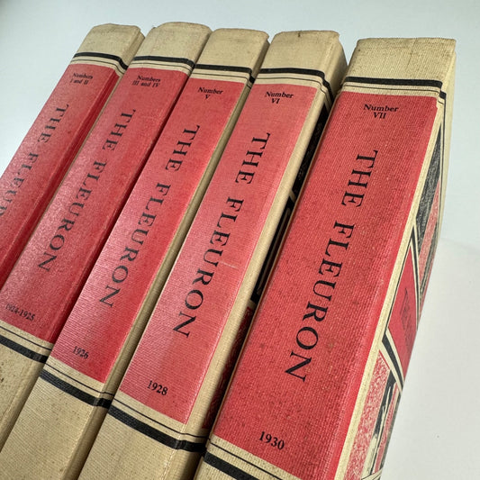 The Fleuron Journal of Typography by Stanley Morison 5 vols reprint 1970