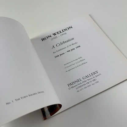 Ron Weldon (1925-1994) – A celebration | An exhibition of 30 works | Paisnel Gallery catalogue, 1998
