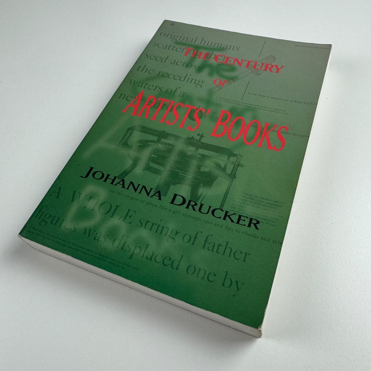 The Century of Artists’ Book by Johanna Drucker | Granary Books, 1995