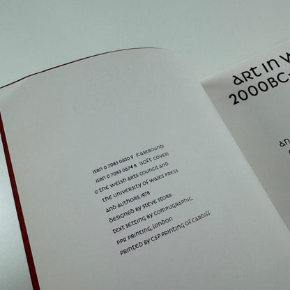 Art in Wales 2000BC-AD1850 ed. Eric Rowan | Welsh Arts Council, 1978