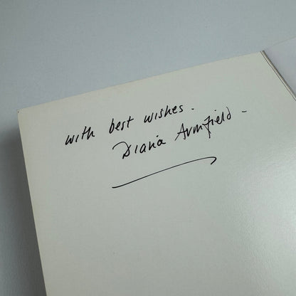 Leaftlet/catalogue for Diana Armfield | Browse & Darby, 1987 signed by the artist